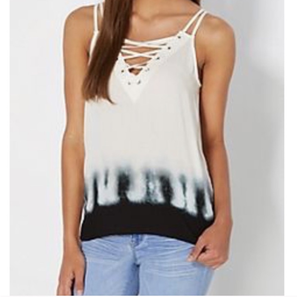 Rue21 tie-dye ombré tank top